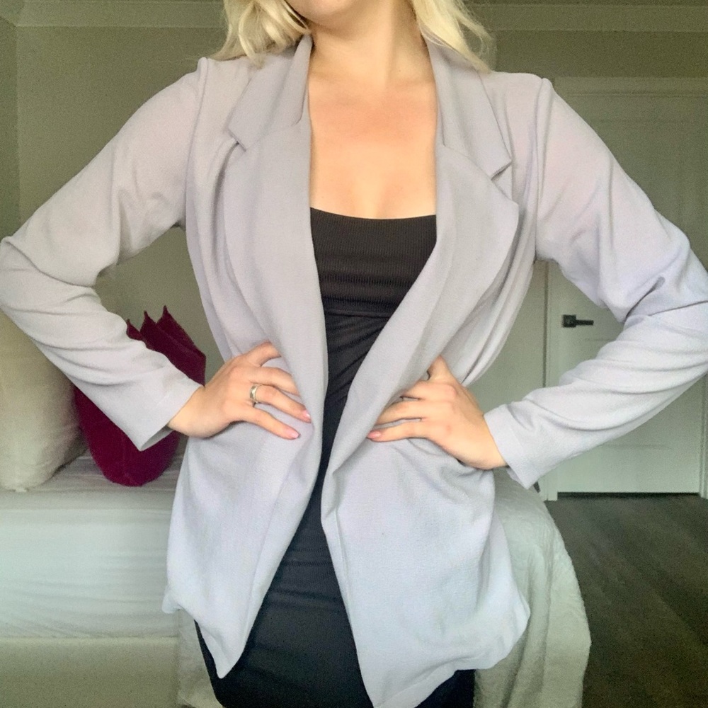Lush Slouchy Lavender Blazer